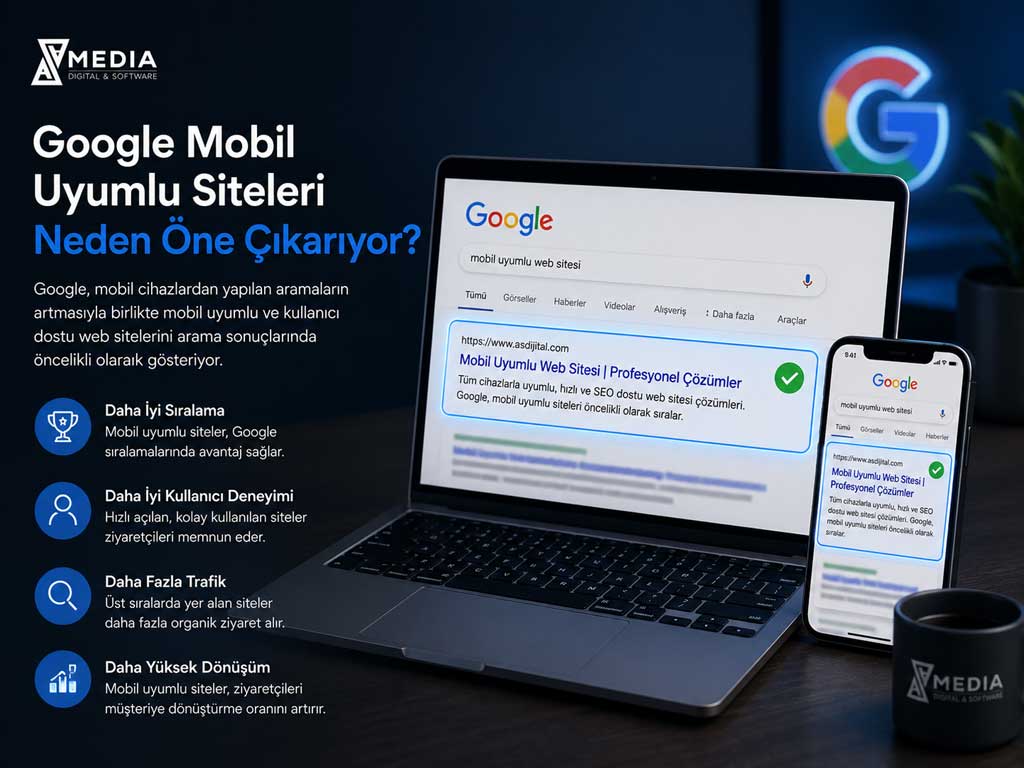 google mobil uyumlu web siteleri