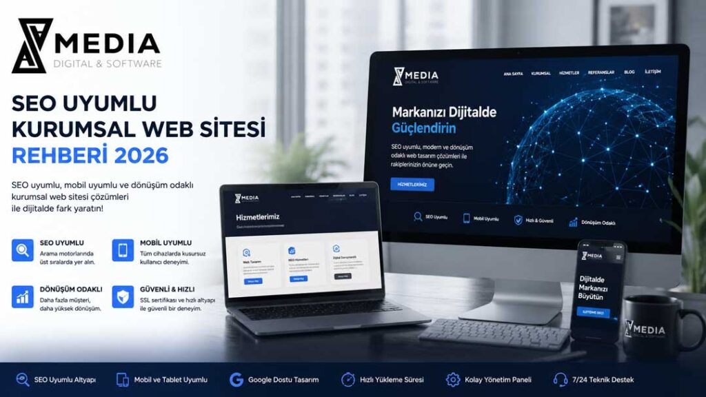seo uyumlu kurumsal web sitesi